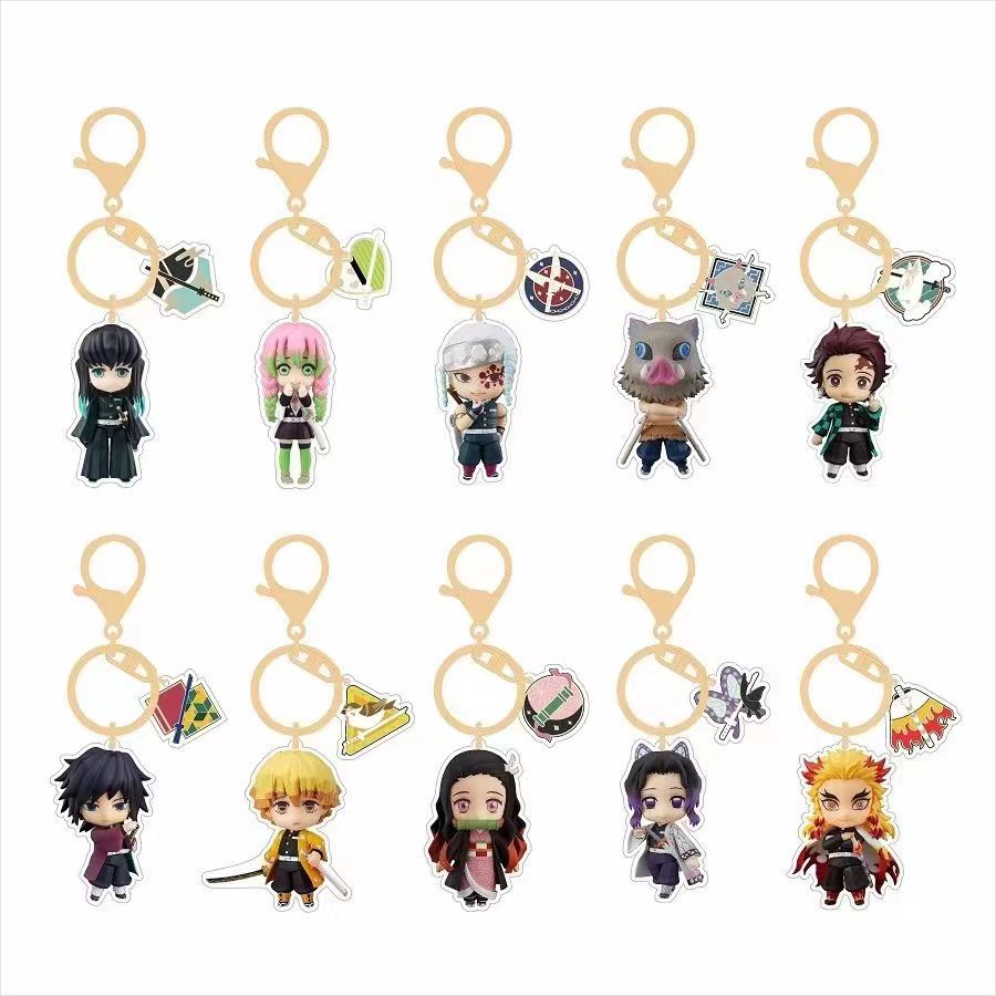 Anime Merchandise Keychain - Demon Slayer Kimetsu no Yaiba New