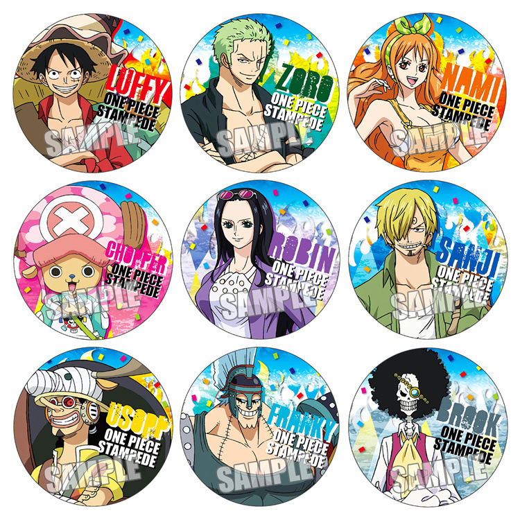 Anime Cosplay Merchandise - One Piece Film Stampede Anime Badge