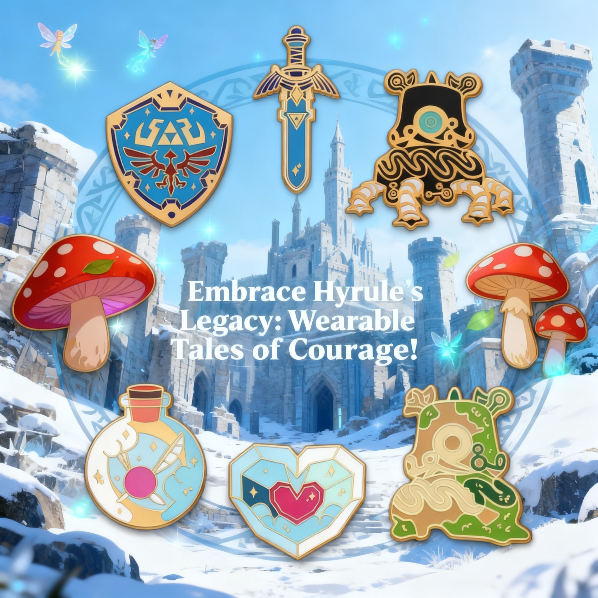 Enamel Pin Set - Cute Game Series Love Enamel Pins