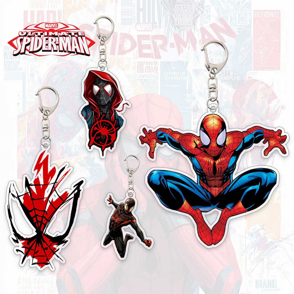 Anime Merchandise Bag - Spider Man Acrylic Keychain Anime Peripherals