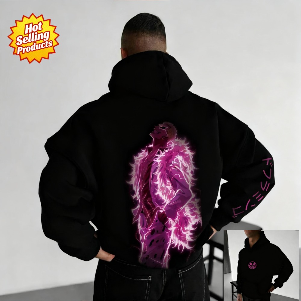 One Piece Hoodie Donquixote Do - Anime Merchandise Shop incelemesi ve fiyatı