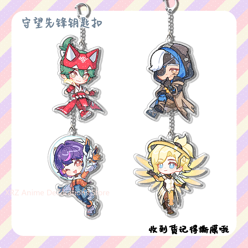 4pcs Anime Game Overwatch  Col - Anime Merchandise Bag incelemesi ve fiyatı