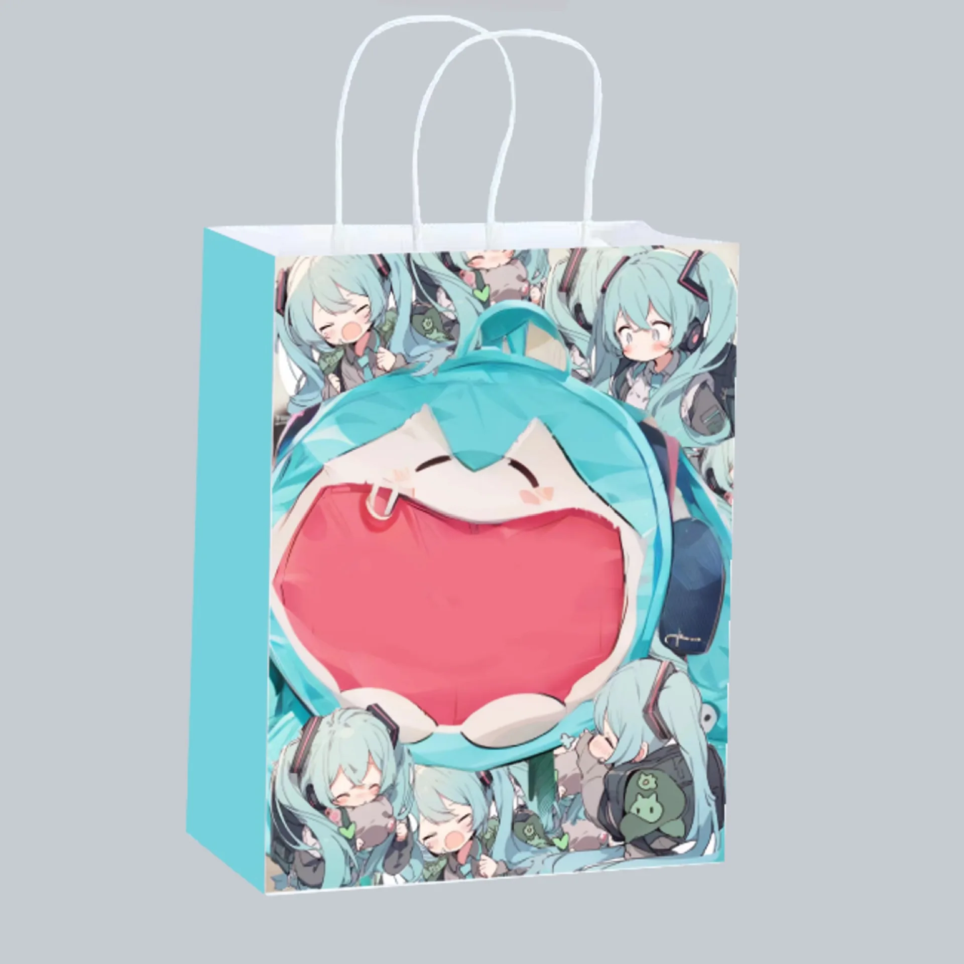 Cute Anime Hatsune Miku Paper  - Anime Merchandise Bag incelemesi ve fiyatı