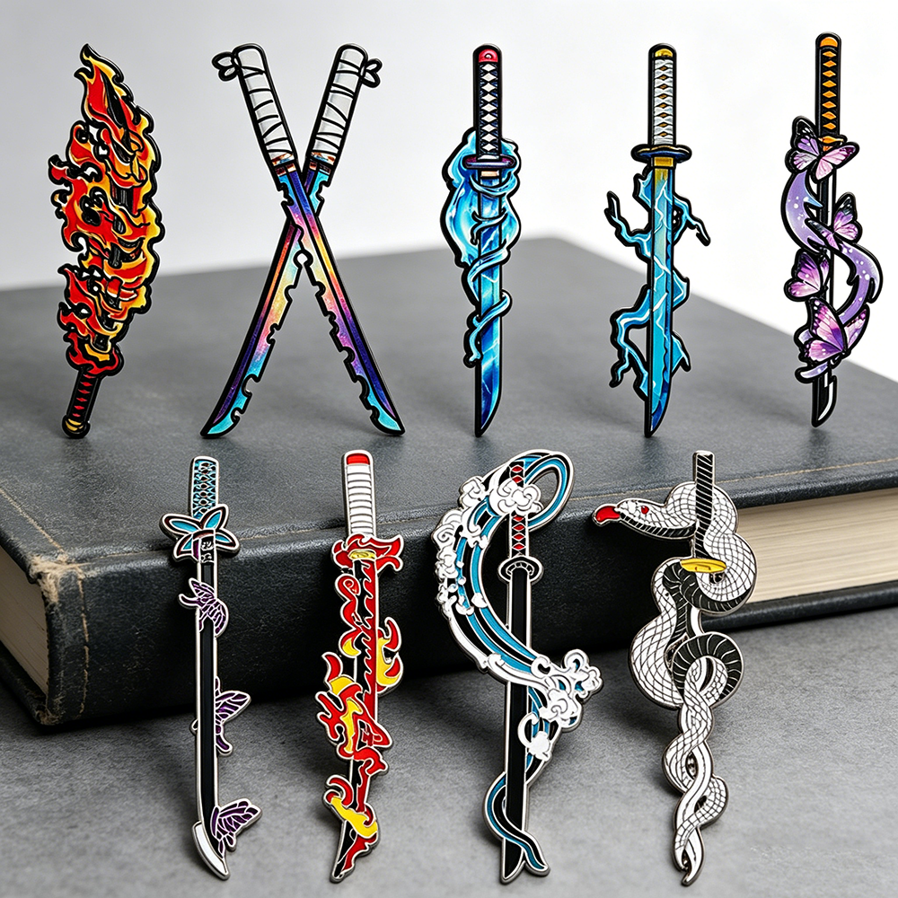 Demon Slayer Nichirin Sword En - Enamel Pin Set incelemesi ve fiyatı