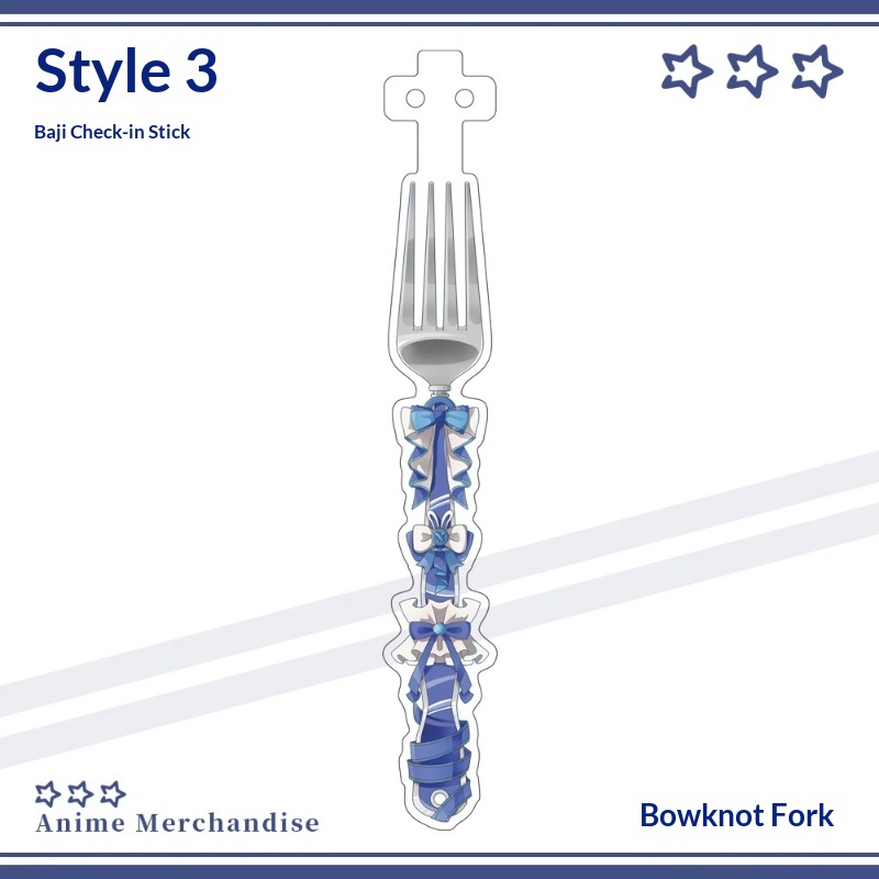 Anime Acrylic Bowknot Fork Sha - Anime Cosplay Merchandise incelemesi ve fiyatı