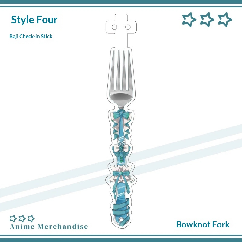 Anime Acrylic Bowknot Fork Sha - Anime Cosplay Merchandise incelemesi ve fiyatı