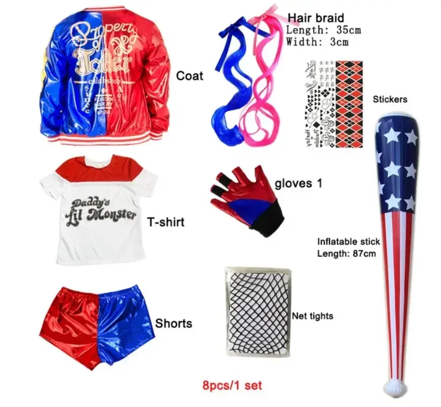 Costumes de cosplay Harley Qui - Anime Themed Merchandise incelemesi ve fiyatı