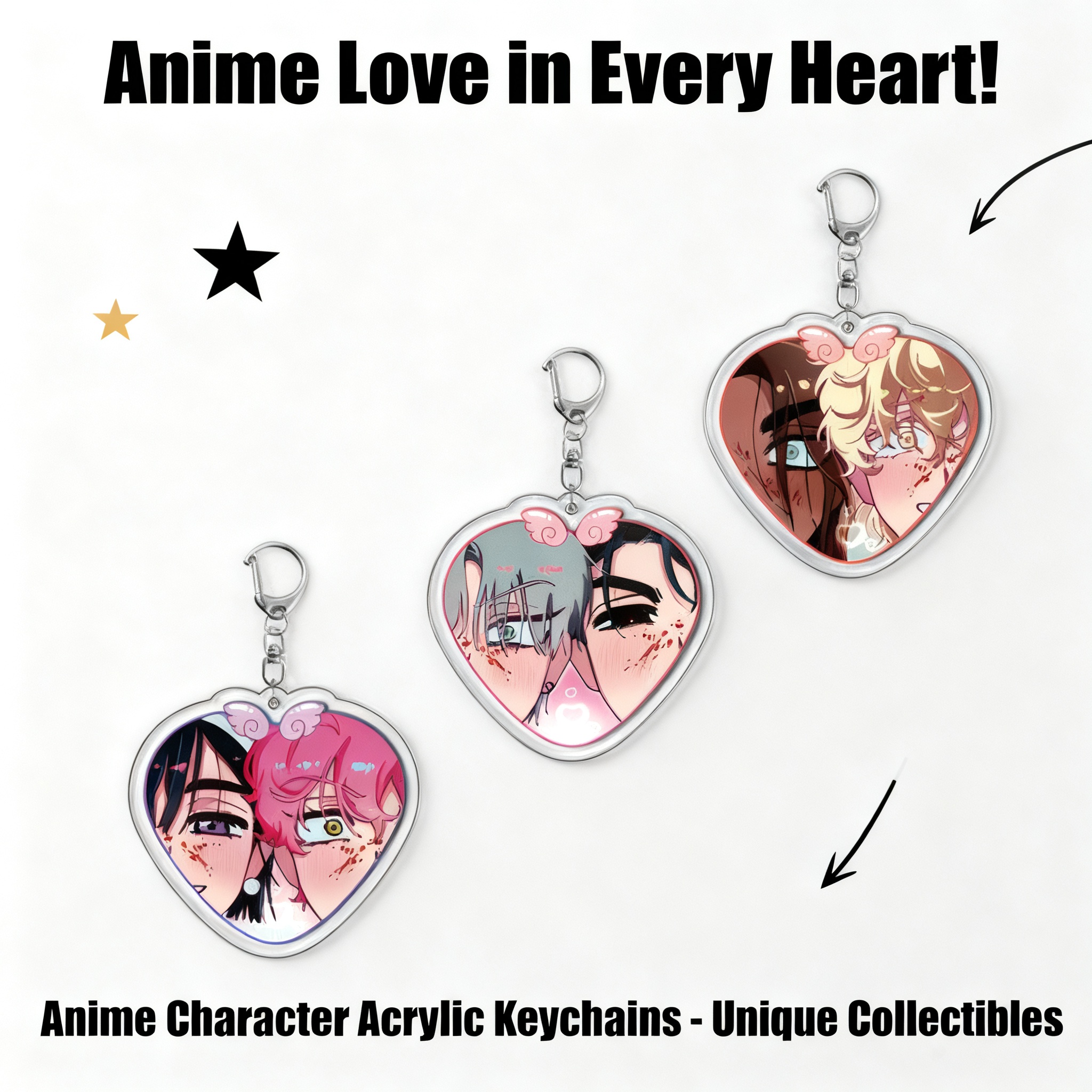 Sua Mizi Anime Keychain Backpa - Anime Merchandise Keychain incelemesi ve fiyatı
