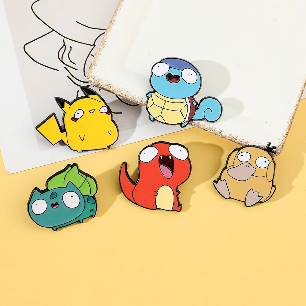 5 Pcs Cartoon Elf Brooch Perso - Enamel Pin Set incelemesi ve fiyatı