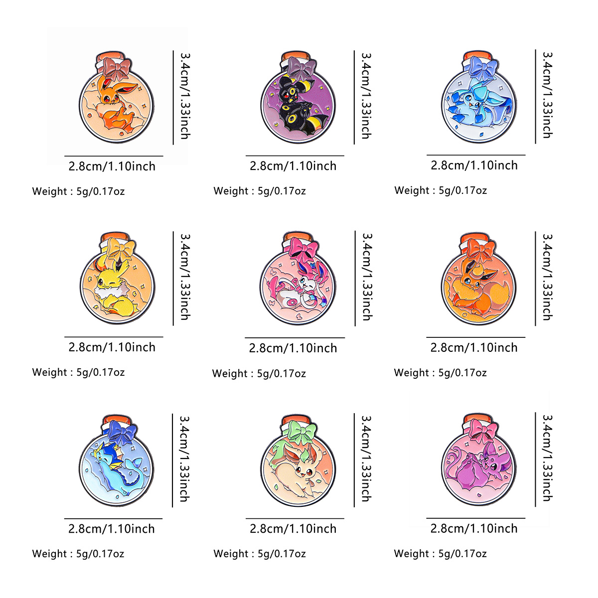90s Anime Kawaii Elf Enamel Pi - Enamel Pin Set incelemesi ve fiyatı