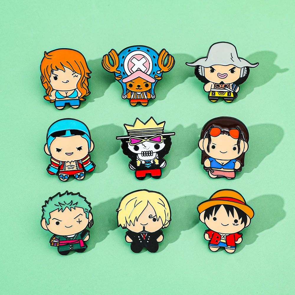 9 Pcs Creative Cartoon Brooch  - Enamel Pin Set incelemesi ve fiyatı