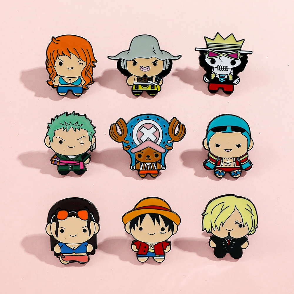 9 Pcs Creative Cartoon Brooch  - Enamel Pin Set incelemesi ve fiyatı