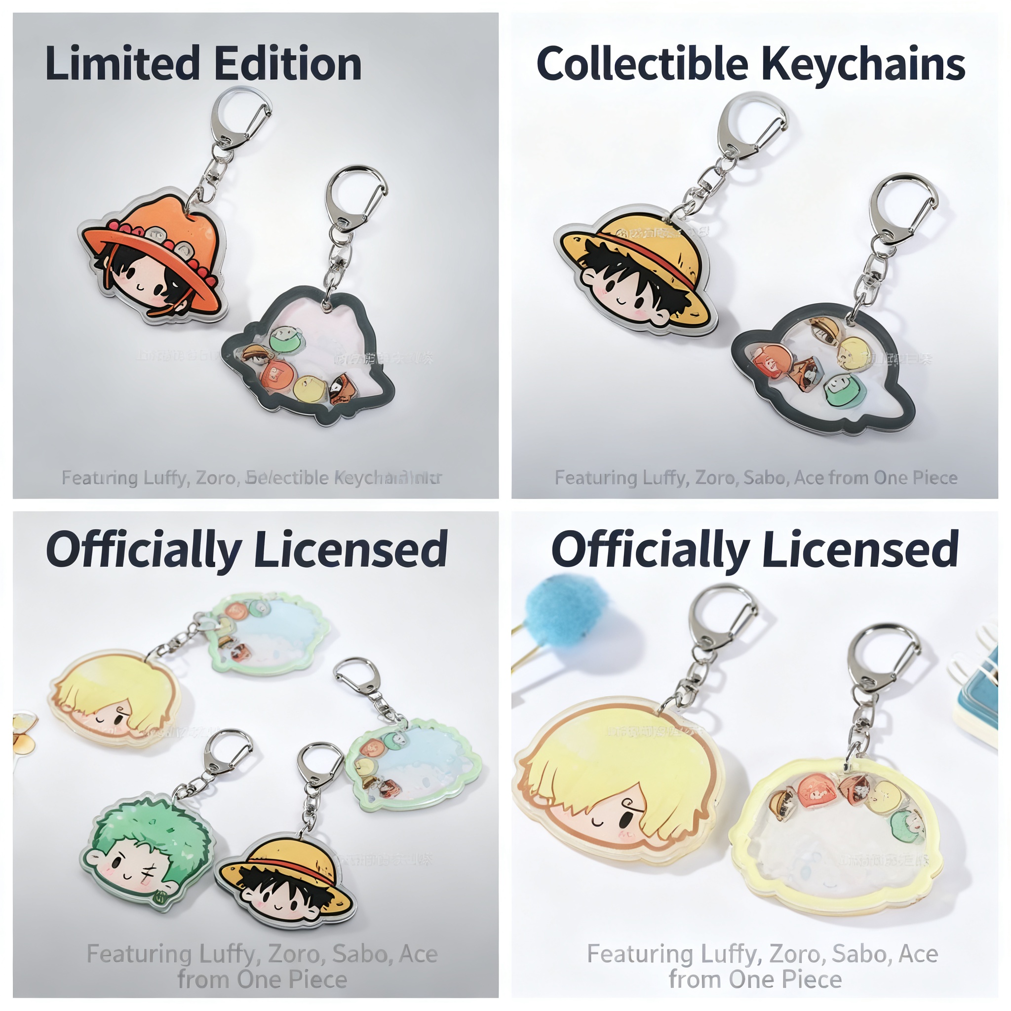 One Piece Monkey D Luffy Kawai - Anime Merchandise Keychain incelemesi ve fiyatı