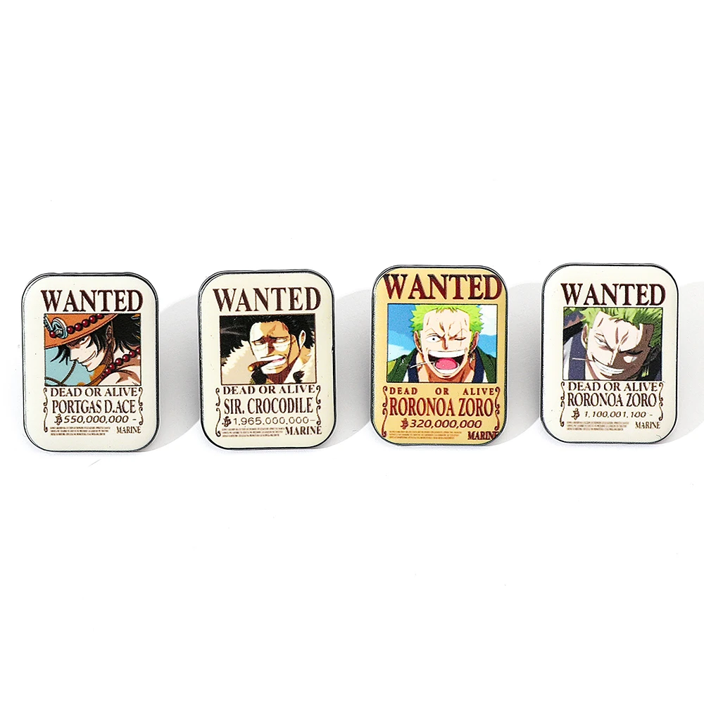 4 Pcs Fashion Cartoon Anime Br - Enamel Pin Set incelemesi ve fiyatı
