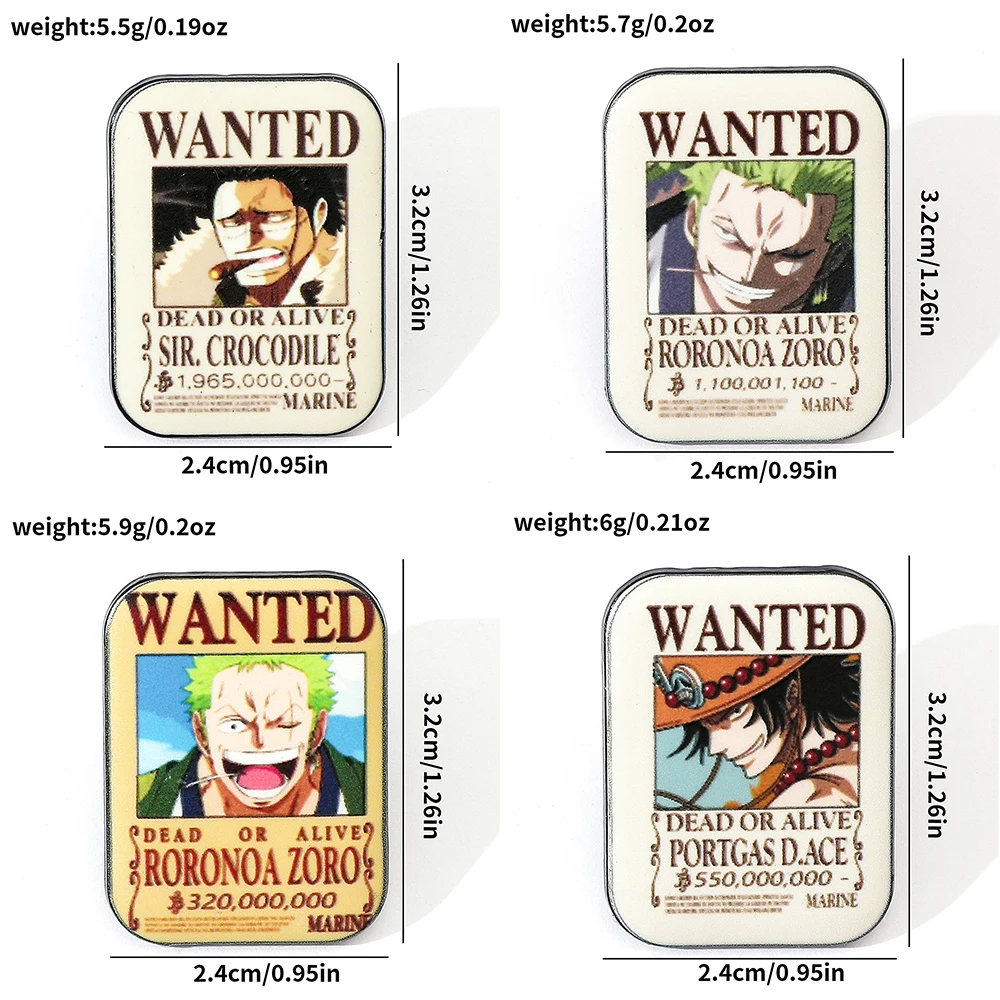 4 Pcs Fashion Cartoon Anime Br - Enamel Pin Set incelemesi ve fiyatı