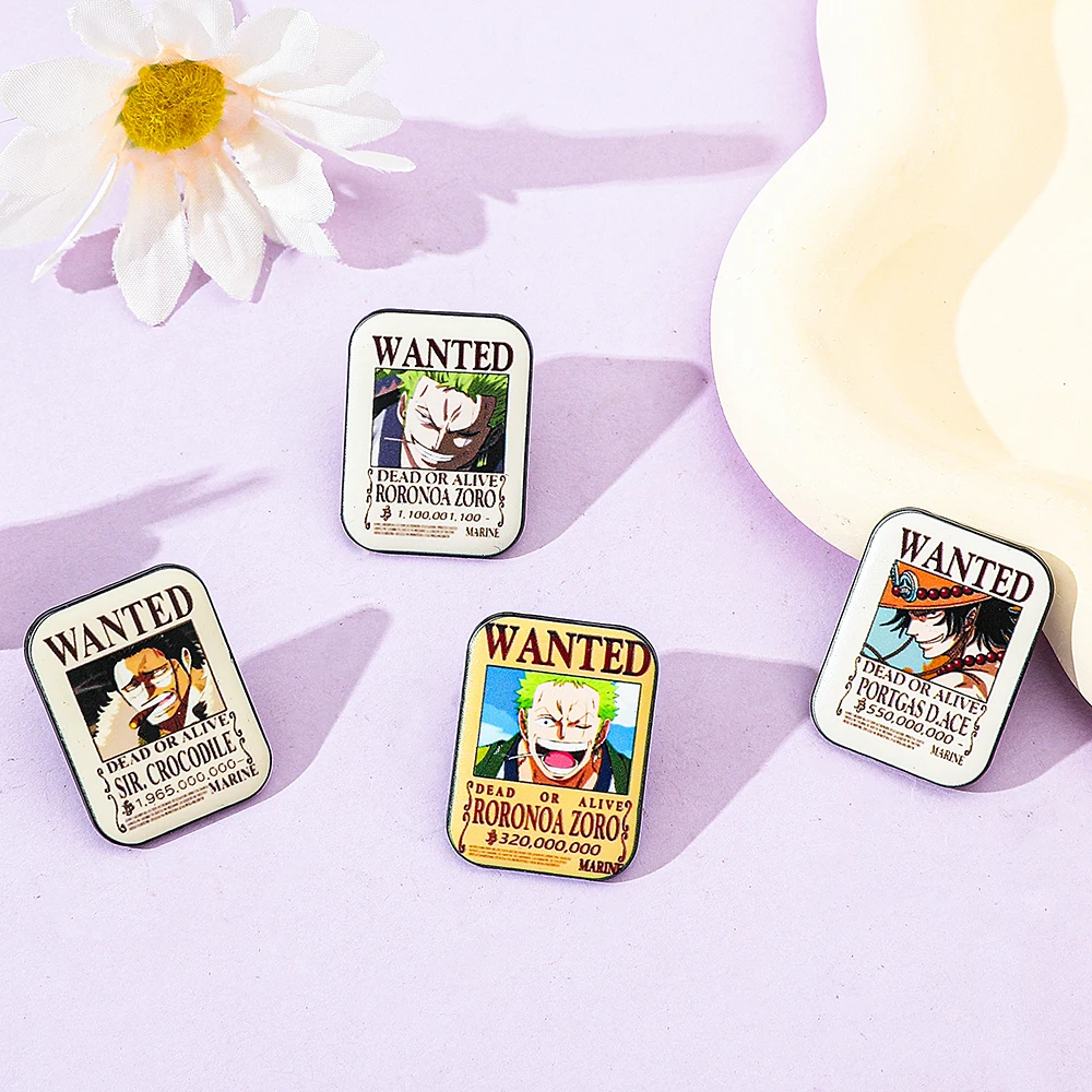 4 Pcs Fashion Cartoon Anime Br - Enamel Pin Set incelemesi ve fiyatı