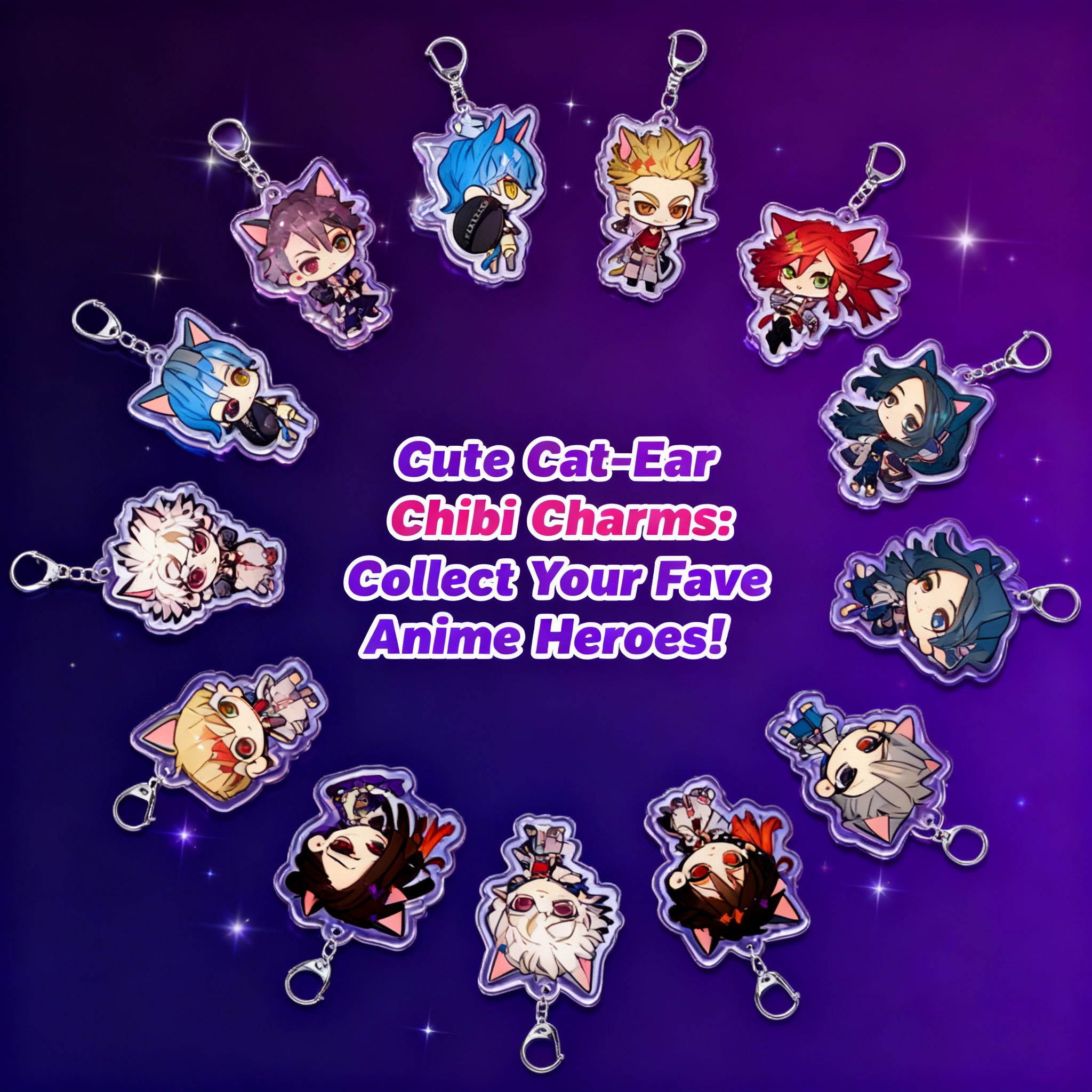 Anime Keychain Acrylic Keychai - Anime Merchandise Keychain incelemesi ve fiyatı