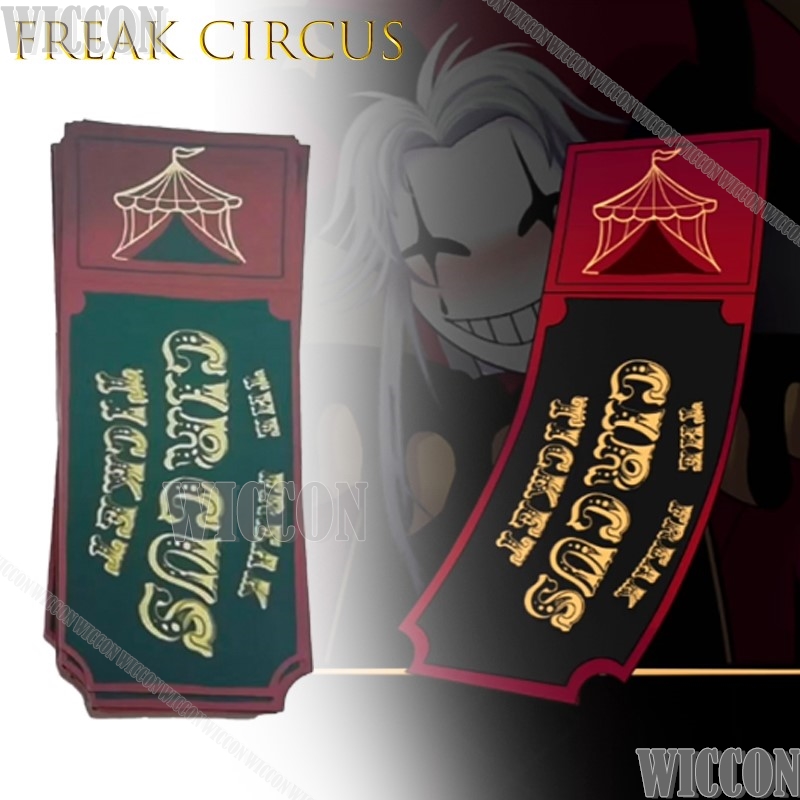 Freak Circus Ticket Card Red G - Anime Cosplay Merchandise incelemesi ve fiyatı