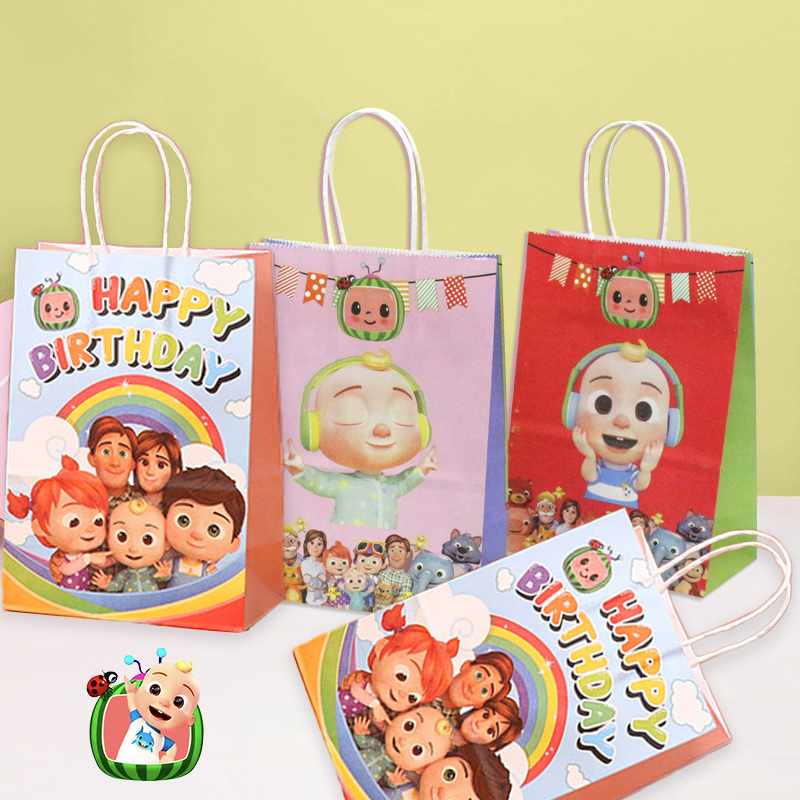 Cocomelons Party Gift Bag Set  - Anime Merchandise Bag incelemesi ve fiyatı