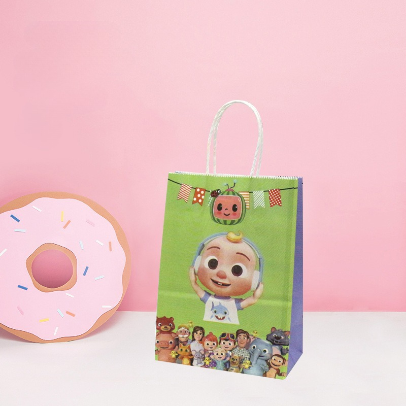 Cocomelons Party Gift Bag Set  - Anime Merchandise Bag incelemesi ve fiyatı