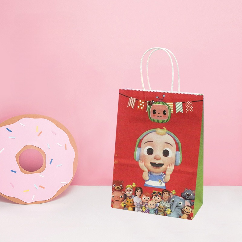 Cocomelons Party Gift Bag Set  - Anime Merchandise Bag incelemesi ve fiyatı