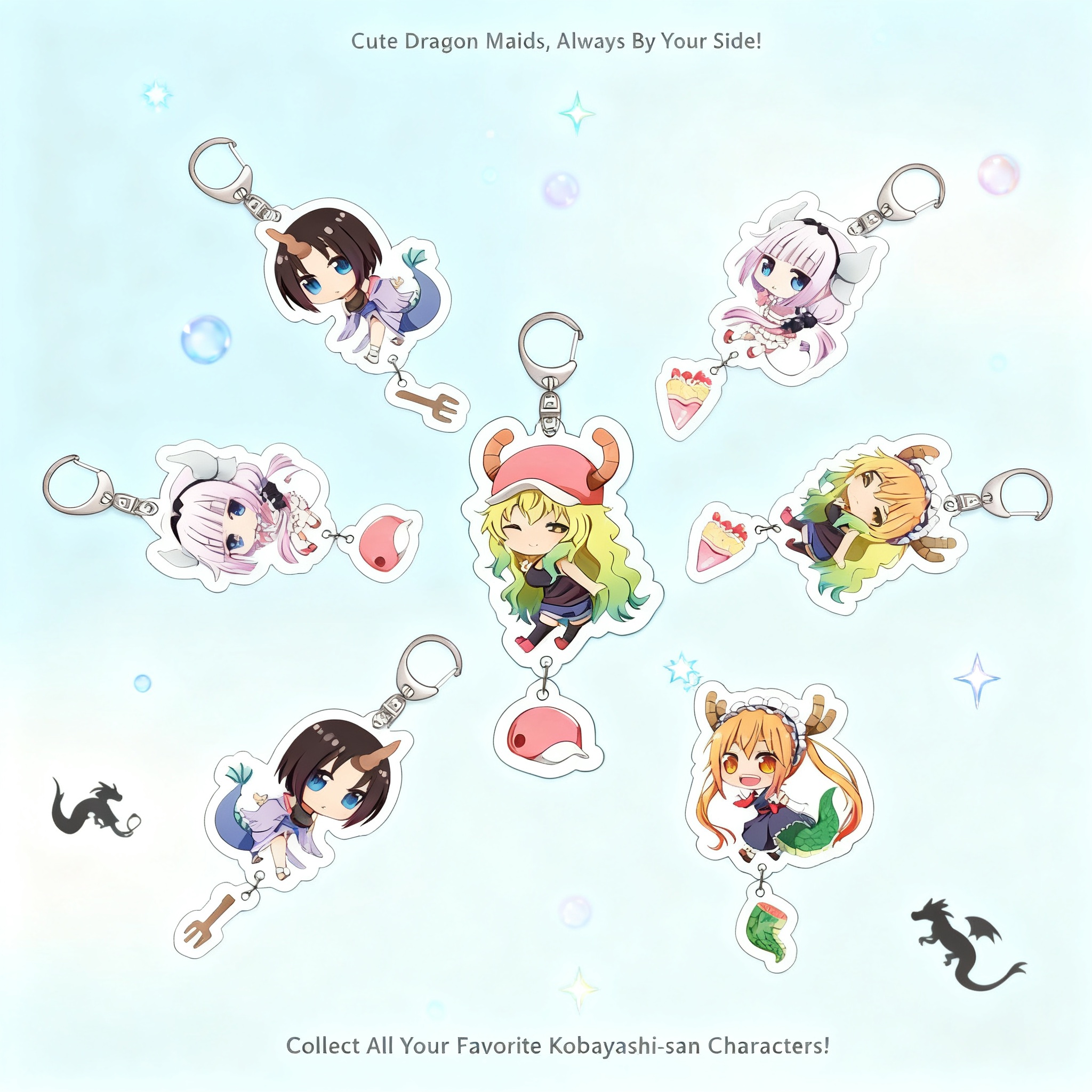 Anime Acrylic Keychain Miss Ko - Anime Merchandise Keychain incelemesi ve fiyatı