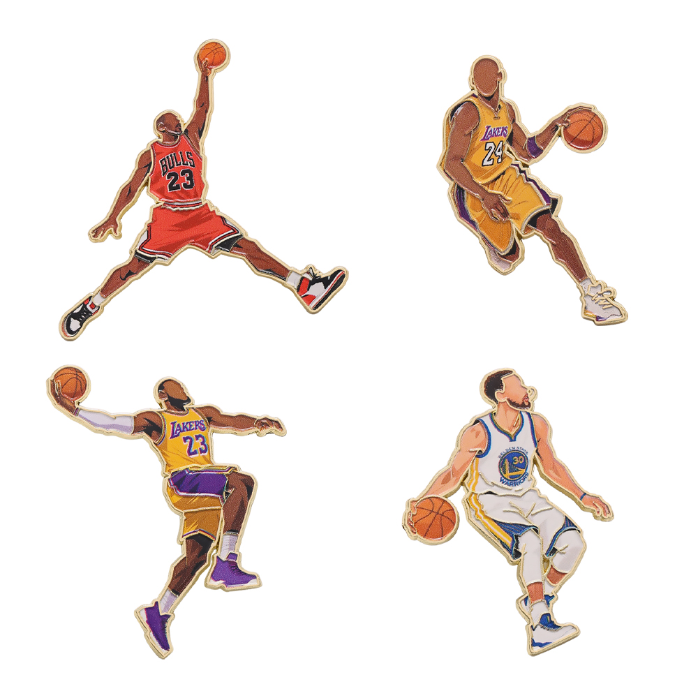 4/12pcs Sports Star Enamel Pin - Enamel Pin Set incelemesi ve fiyatı