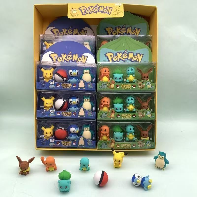 Pokémon figurine erasers, cute - Erased Anime Merchandise incelemesi ve fiyatı