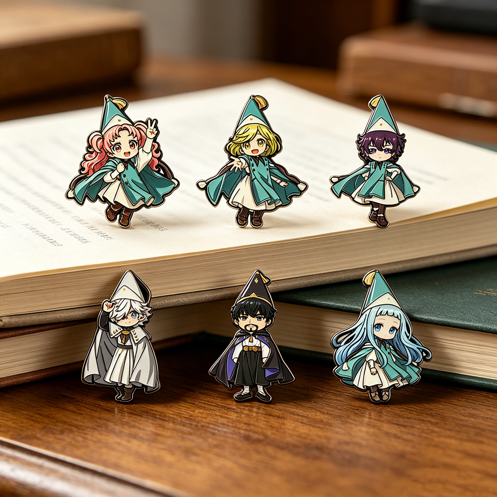 6pcs Witch Hat Enamel Pin Set  - Enamel Pin Set incelemesi ve fiyatı