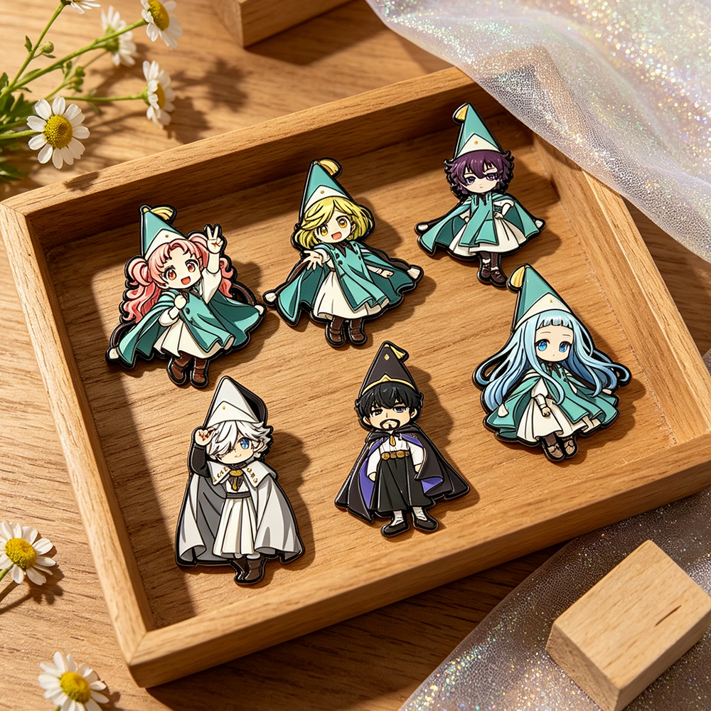 6pcs Witch Hat Enamel Pin Set  - Enamel Pin Set incelemesi ve fiyatı