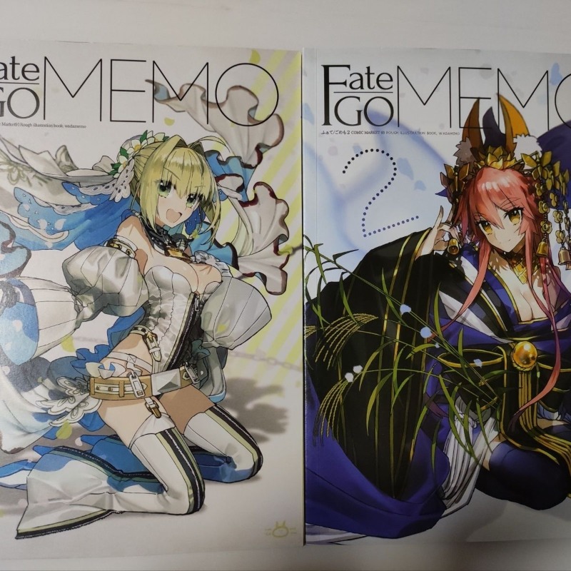 2 books Fate GO MEMO 1 2 Art B - Fate Anime Merchandise incelemesi ve fiyatı