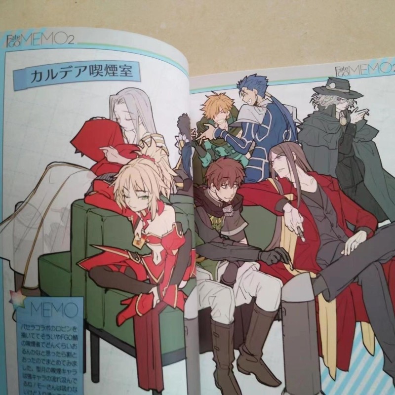 2 books Fate GO MEMO 1 2 Art B - Fate Anime Merchandise incelemesi ve fiyatı