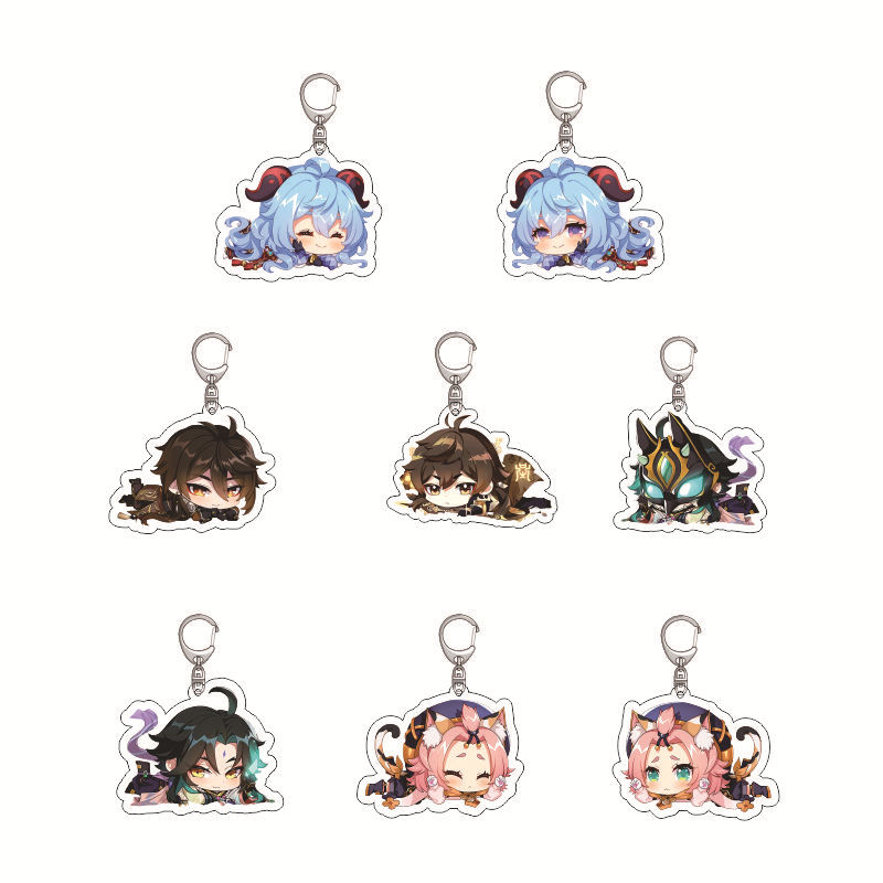 Genshin Impact Acrylic Keychai - Anime Merchandise Keychain incelemesi ve fiyatı