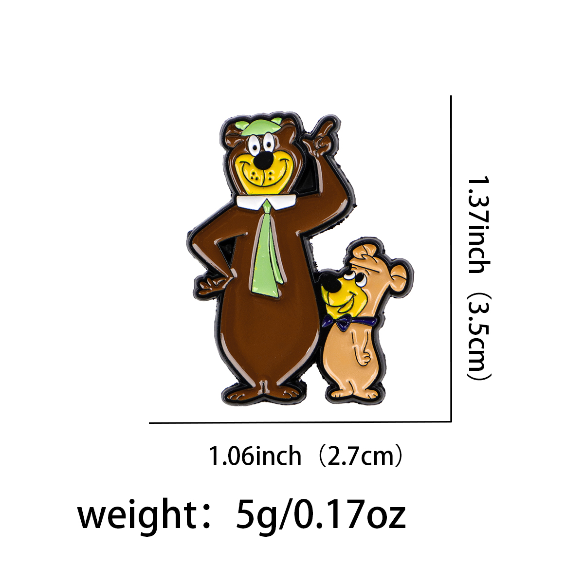 Cute Bear Enamel Pin Cartoon B - Enamel Pin Set incelemesi ve fiyatı