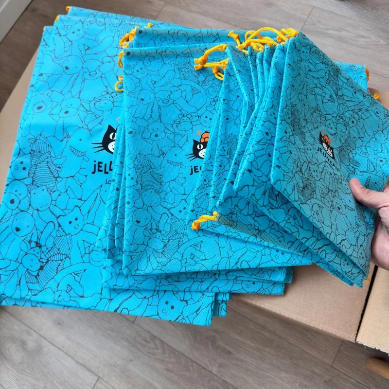 Blue Kawaii Non woven Fabric D - Anime Merchandise Bag incelemesi ve fiyatı