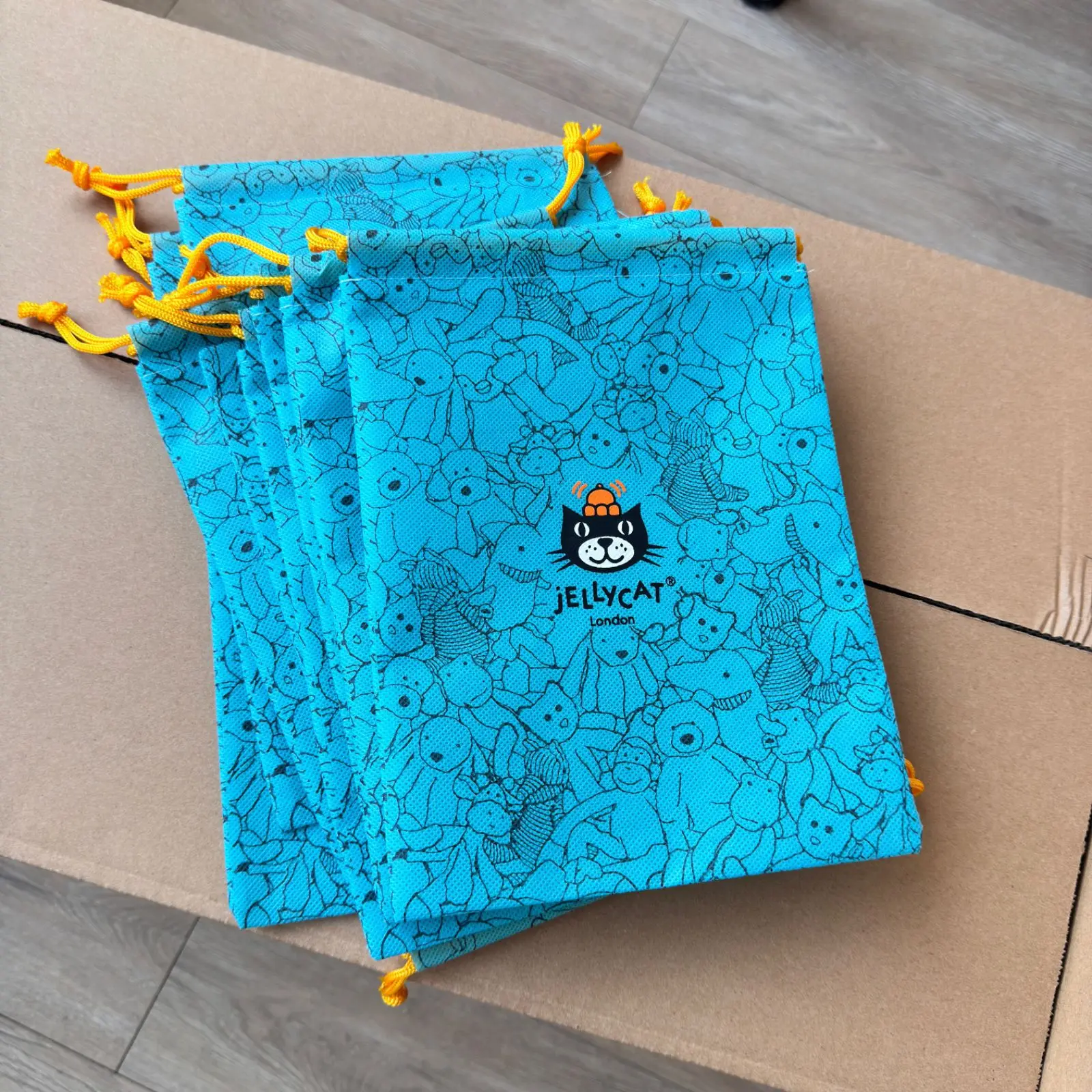 Blue Kawaii Non woven Fabric D - Anime Merchandise Bag incelemesi ve fiyatı