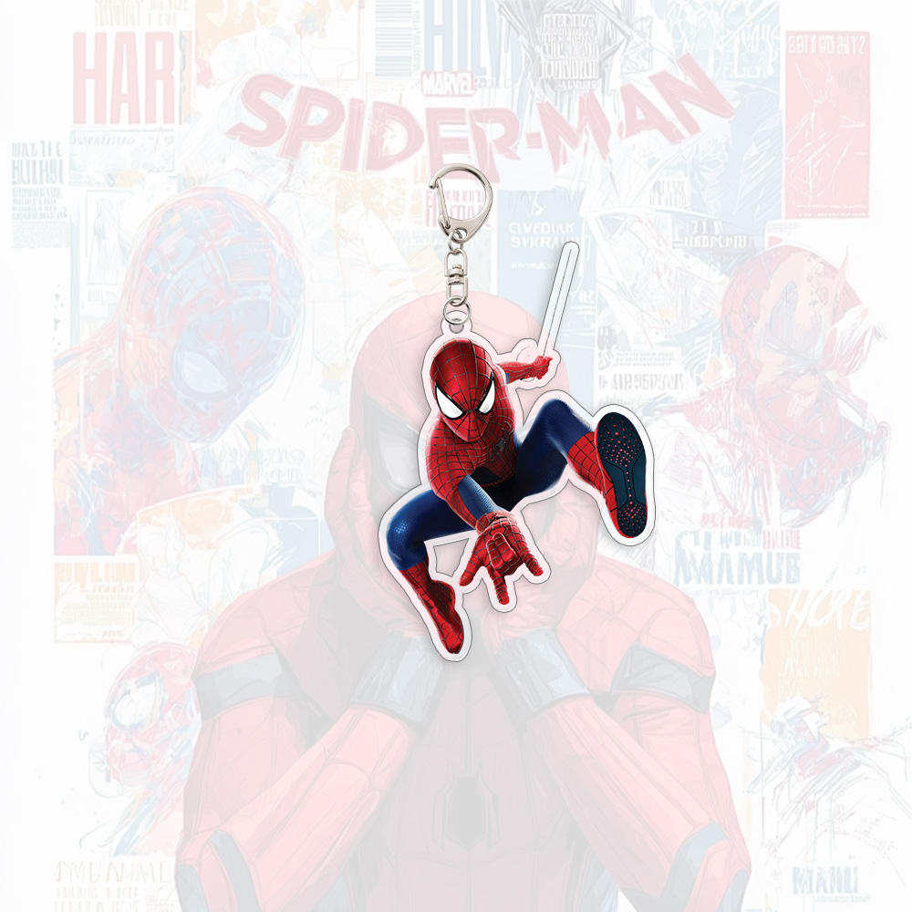 Spider Man Acrylic Keychain An - Anime Merchandise Bag incelemesi ve fiyatı