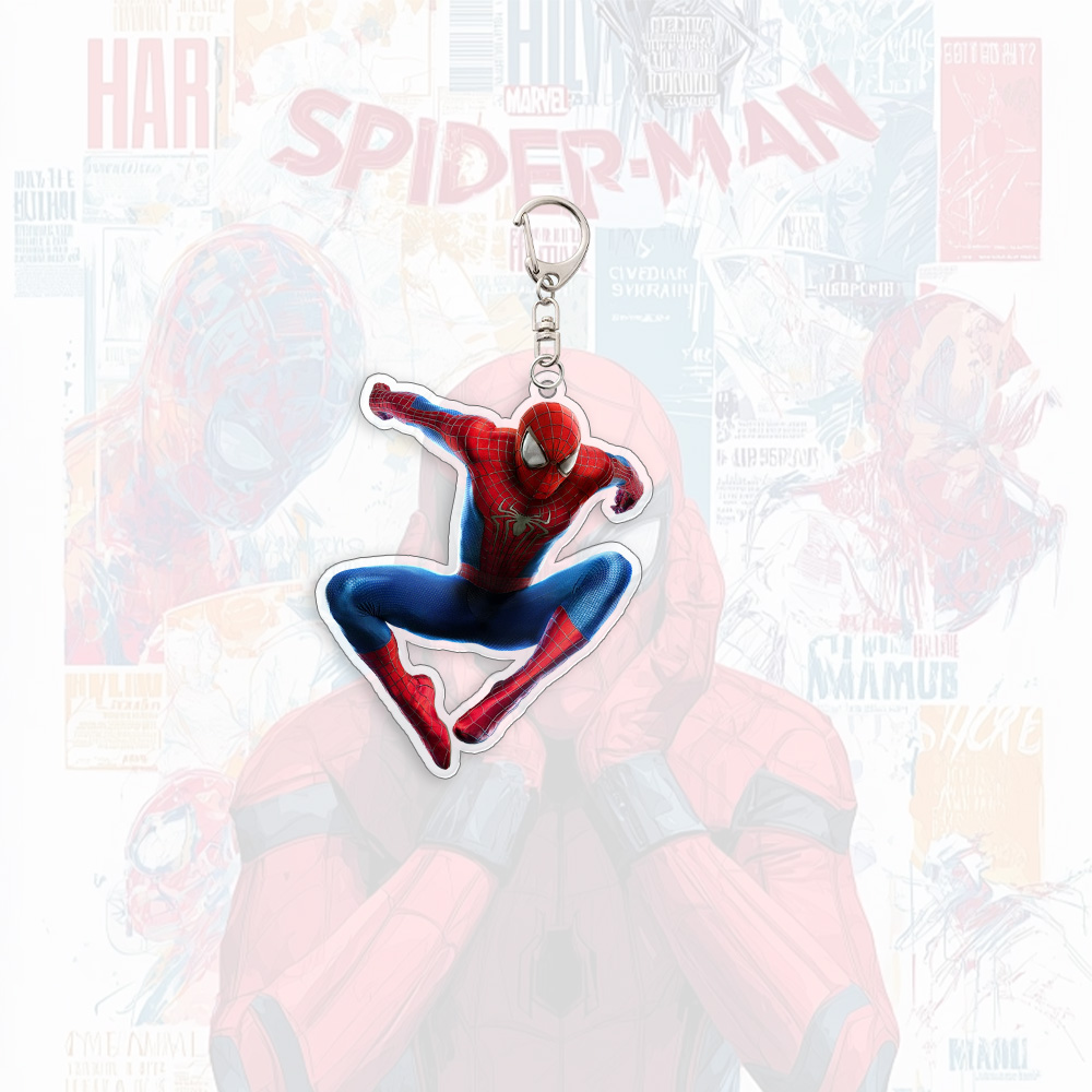 Spider Man Acrylic Keychain An - Anime Merchandise Bag incelemesi ve fiyatı