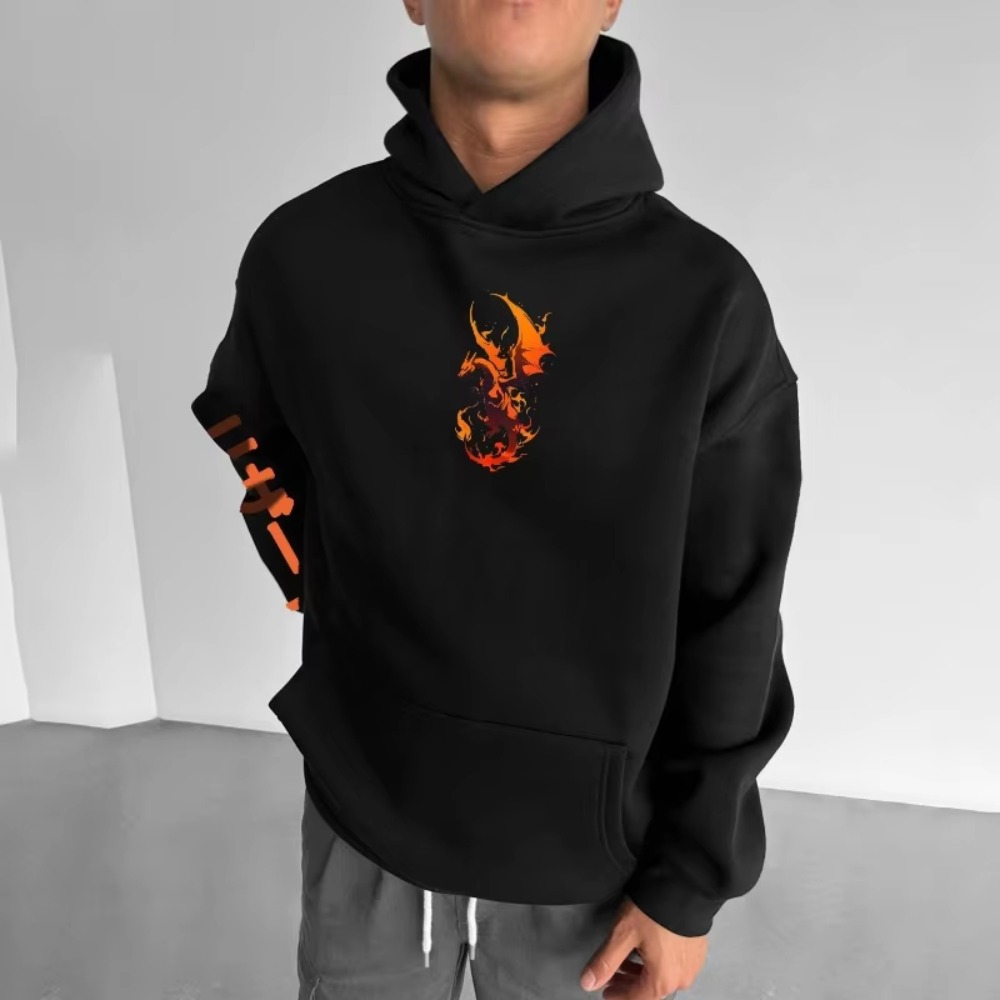 Pokemon Hoodie Charizard Print - Anime Merchandise Shop incelemesi ve fiyatı